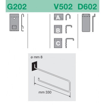 Suport pantaloni lateral G202-V502-D602